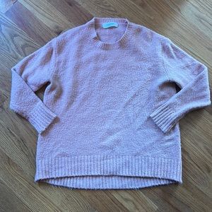 Soft fuzzy pink sweater